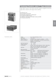 Totalizing Counters âmini-iâ Type 634/635