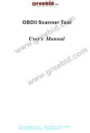 User S Manual Ã¢Â€Â“ OBDII Scanner Tool - GreeBid