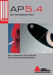 Der universelle Thermodirekt - Drucksysteme Janz & Raschke GmbH