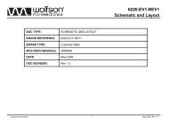 6220-EV1-REV1 Schematic and Layout - Wolfson Microelectronics plc