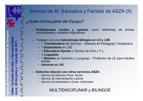 PPT para Mesa Redonda de Entidades ASZA - portal discapacidad ...