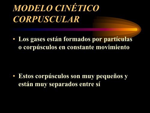 Modelo Cinético corpuscular