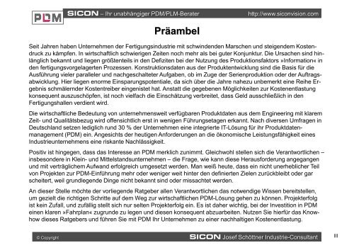 Leseprobe - PDM PLM Beratung Konzeption Systemauswahl ...