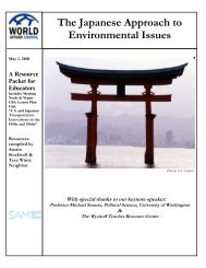 The Japanese Approach to Environmental Issues - World Affairs ...