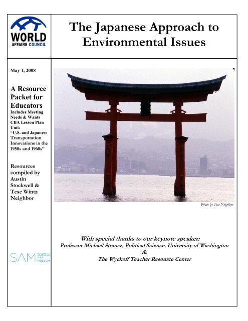 The Japanese Approach to Environmental Issues - World Affairs ...