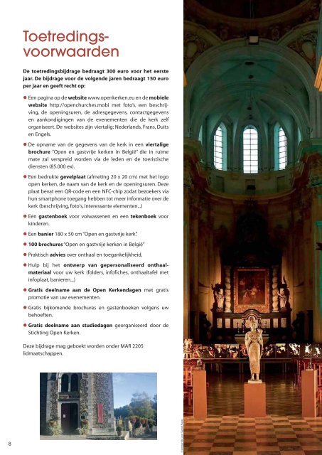 Brochure over de Stichting - Open kerken