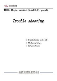 Trouble shooting - doli.com.cn