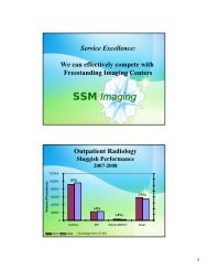 SSM Imaging - SSM Health Care