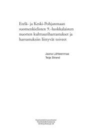 EtelÃ¤- ja Keski-Pohjanmaan suomenkielisten 9.-luokkalaisten ...