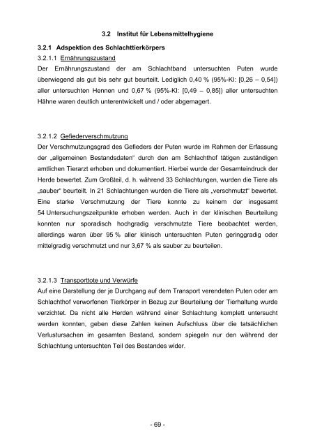 Abschlussbericht zum Forschungsauftrag 06HS015 „Indikatoren - BLE