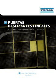 PUERTAS DESLIZANTES LINEALES - Troax