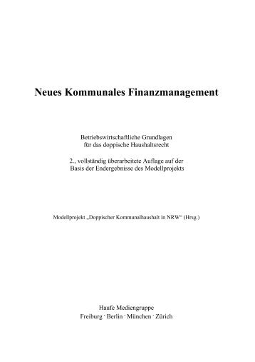 26.01.2004: Auszug 2 - Neues Kommunales Finanzmanagement