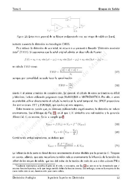 Tema 6: Etapas de Salida - Universidad Complutense de Madrid