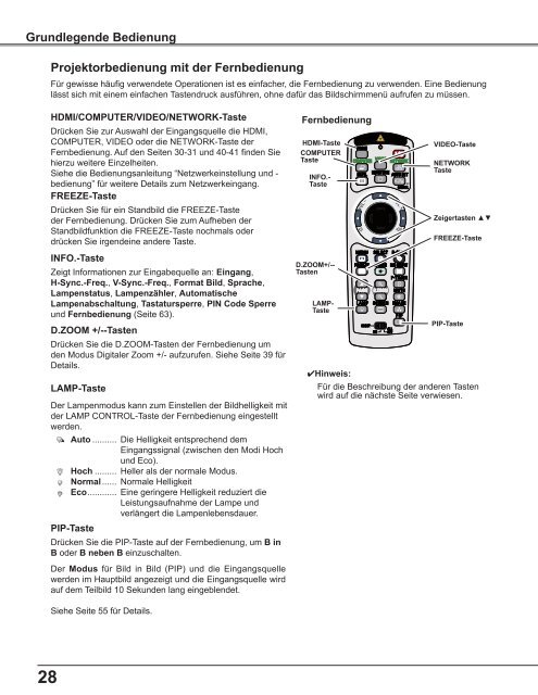 Bedienungsanleitung LC-WB42N - Eiki