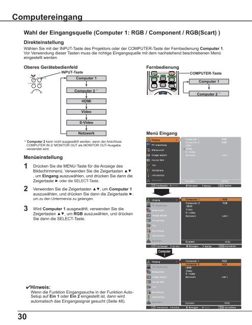 Bedienungsanleitung LC-WB42N - Eiki