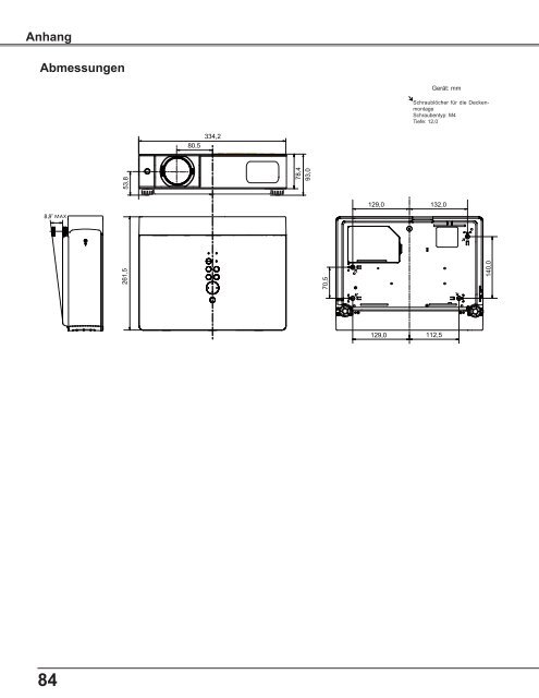 Bedienungsanleitung LC-WB42N - Eiki