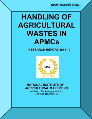 2013-agri waste mgmt by dr saswati bose.pdf - NIAM