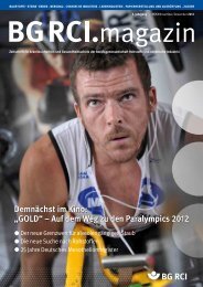 BG RCI Magazin Ausgabe 11/12 2012 - Berufsgenossenschaft ...