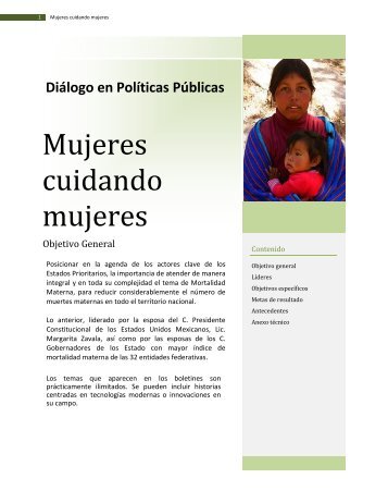 Proyecto Mujeres cuidando mujeres - Maternidad sin riesgos