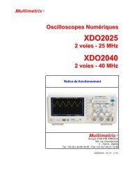 XDO2025 XDO2040 - Multimetrix