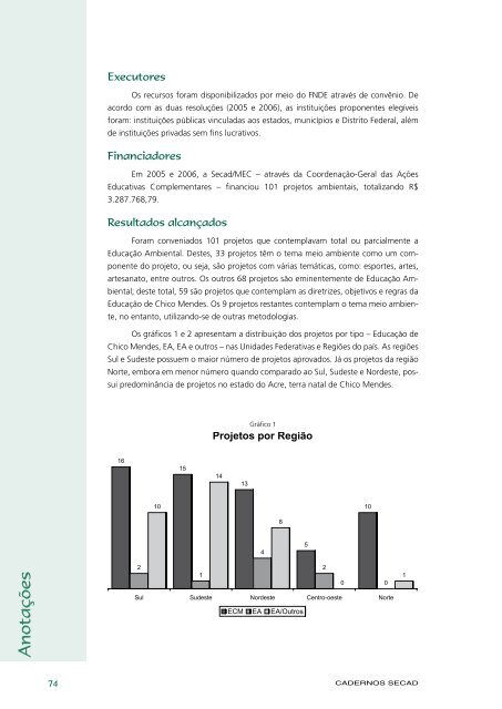 Educação Ambiental: aprendizes de sustentabilidade - Ministério da ...