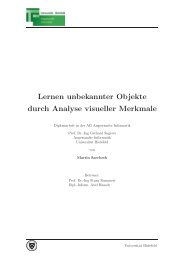 Lernen unbekannter Objekte durch Analyse visueller Merkmale