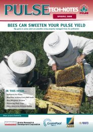 pollination for pulses? - Pulse Australia