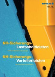 NH-Sicherungs- Lastschaltleisten NH-Sicherungs ... - EuroVolt