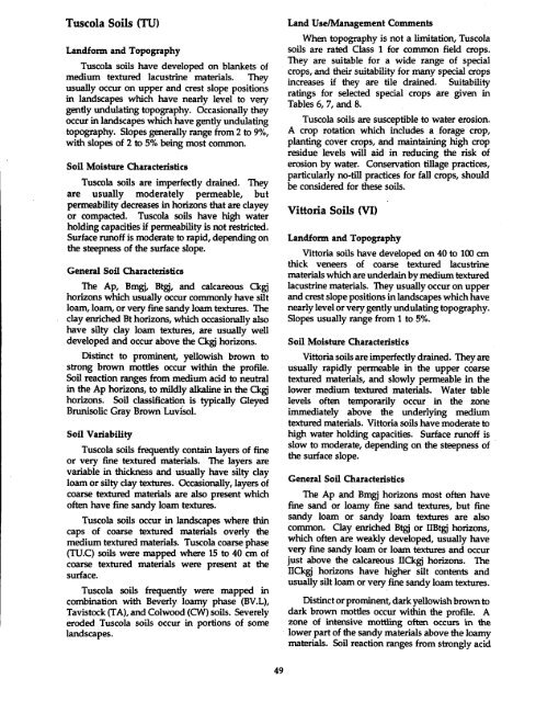 The Soils of Elgin County - Agriculture and Agri-Food Canada