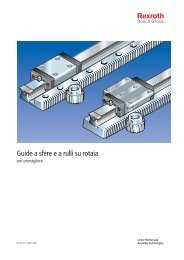 Guide a sfere e a rulli su rotaia - Michele Caroli Srl