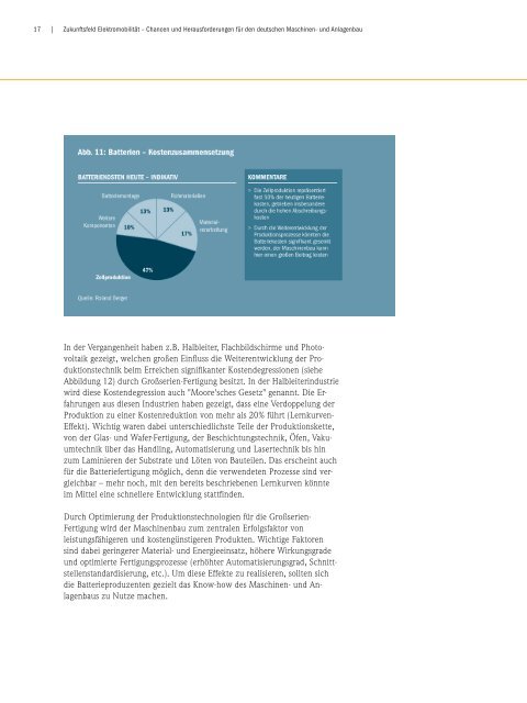 Zukunftsfeld Elektromobilität - Roland Berger