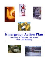 Emergency Action Plan - Colorado Law