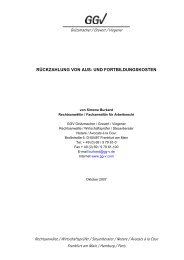 Rückzahlung von Aus- und Fortbildungskosten (pdf) - Grützmacher ...