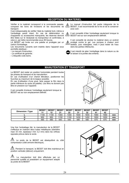 POMPE Ã  CHALEUR BESST P - EMAT