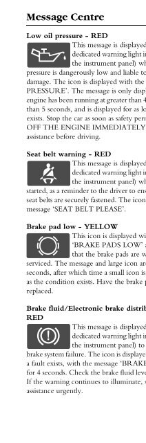 Rover 75 Owner's Handbook - 3rd Edition - Eng - RoverClub-BG.com