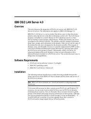 IBM OS/2 LAN Server 4.0 Overview