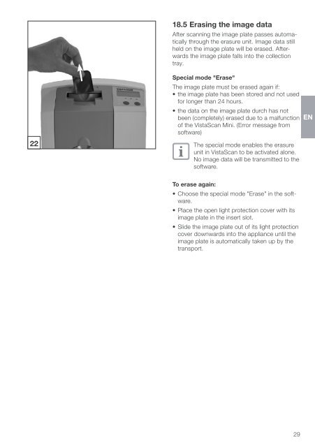 VistaScan Mini manual - PROFI - dental equipment