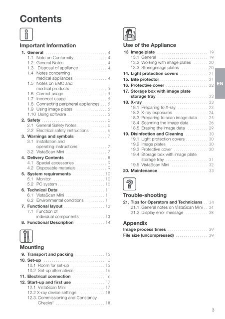 VistaScan Mini manual - PROFI - dental equipment