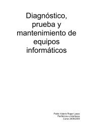 Diagnóstico, prueba y mantenimiento de equipos informáticos