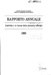 RAPPORTO ANNUALE - Istat