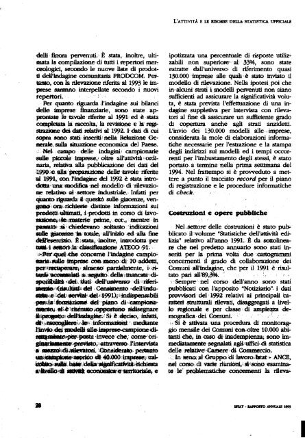 RAPPORTO ANNUALE - Istat