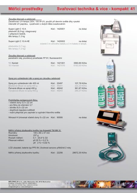 KompletnÃ­ katalog W24 - Welding 24 sro