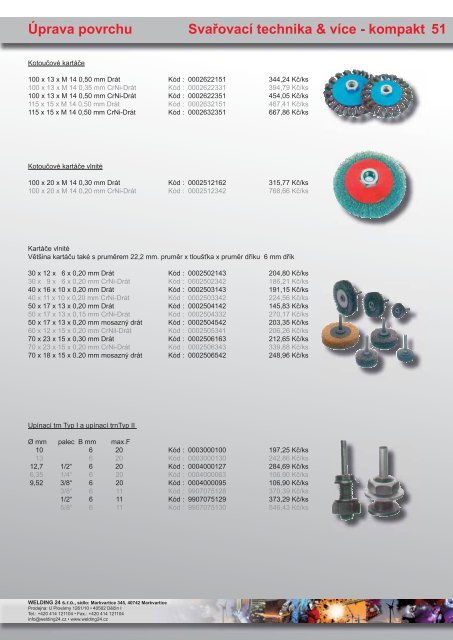 KompletnÃ­ katalog W24 - Welding 24 sro