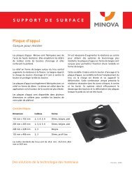 SUPPORT DE SURFACE - Minova
