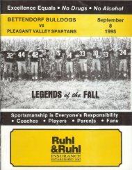 Ruh - Bettendorf Footbal