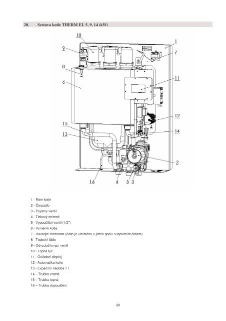 THERM EL 5, 8, 9, 14, 15, 23, 30, 38, 45 - Thermona