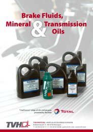 Brake Fluids, Mineral Transmission Oils - TVH