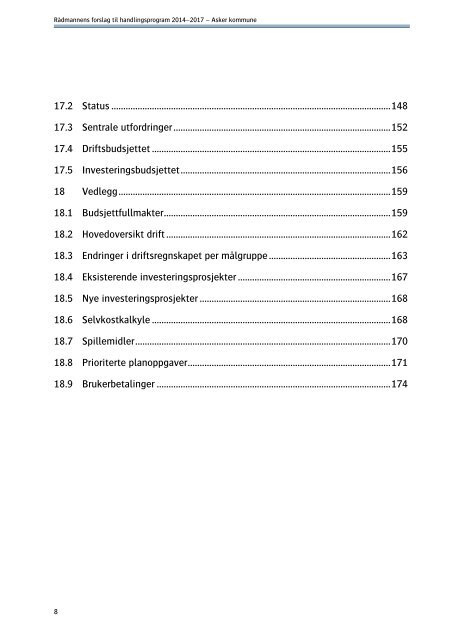 RÃ¥dmannens forslag til handlingsprogram - Asker kommune