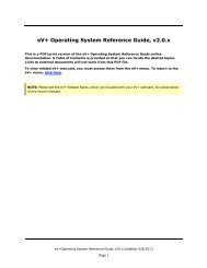 eV+ Operating System Reference Guide - Adept Technology, Inc.