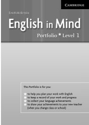 This Portfolio is for you: to help you plan your work with English to ...